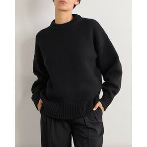 The Row Ophelia Sweater Black